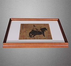 舞钢书画装裱配框服务案例